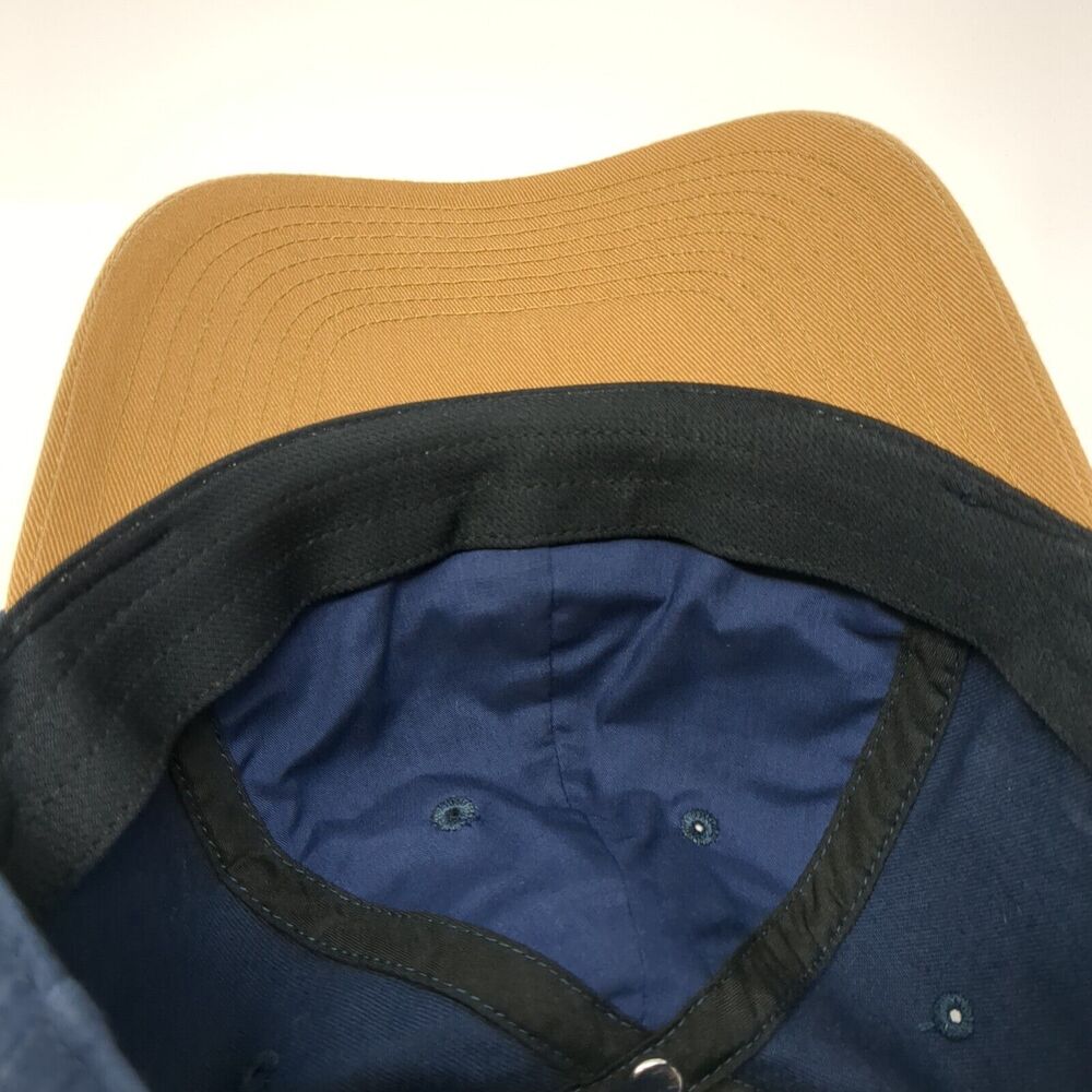 Mountain Leather Patch Strapback Hat Multi One Si… - image 7